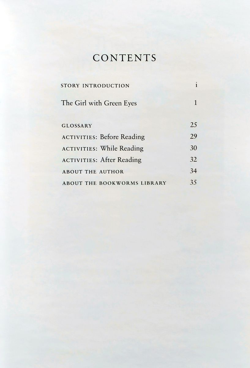 Oxford Bookworms Library  Starter The Girl with Green Eyes and Audio Download (access card inside)