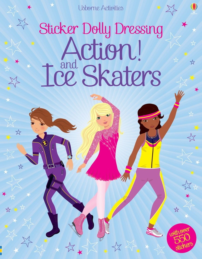 Sticker Dolly Dressing Action! and Ice Skaters