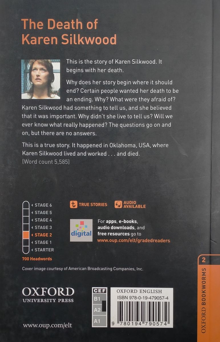 Oxford Bookworms Library 2 The Death of Karen Silkwood with Audio Download (access card inside)
