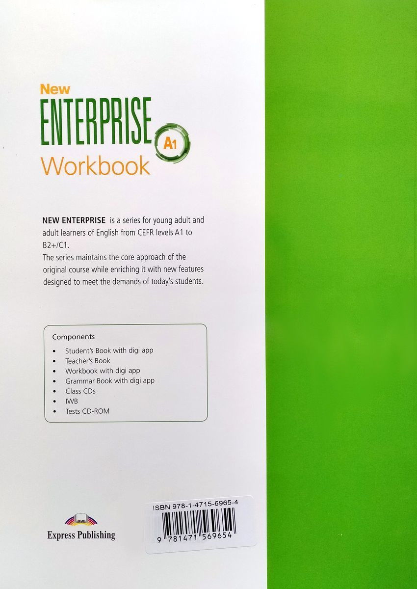 New Enterprise A1 Workbook with Digibook купить недорого в  интернет-магазине - RELOD | ISBN 9781471569654