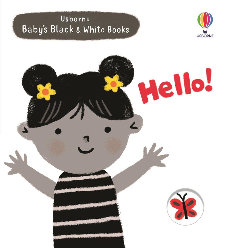 Usborne Baby's Black and White Book Hello