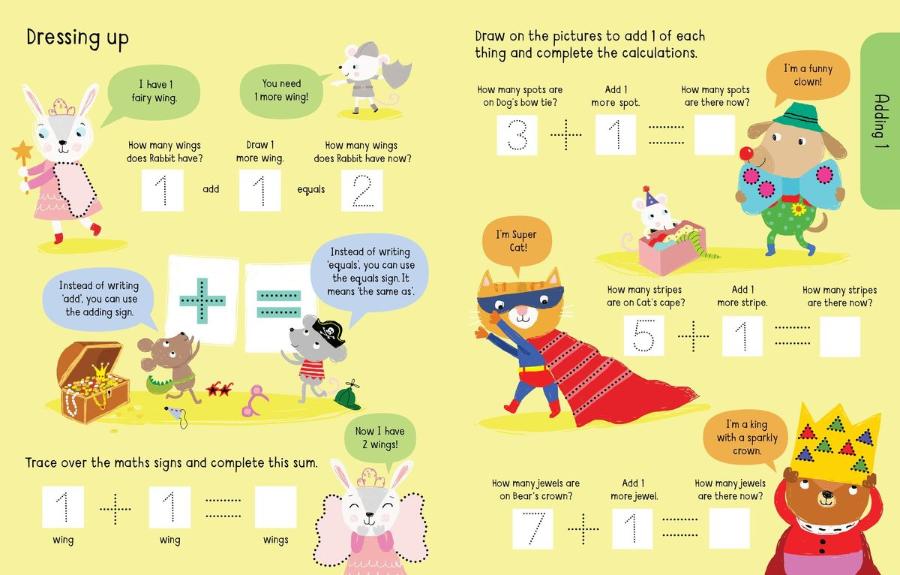Usborne Early Years Wipe-Clean First Sums