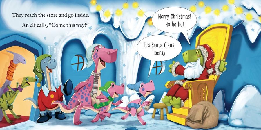 The Dinosaurs Who Met Santa Claus