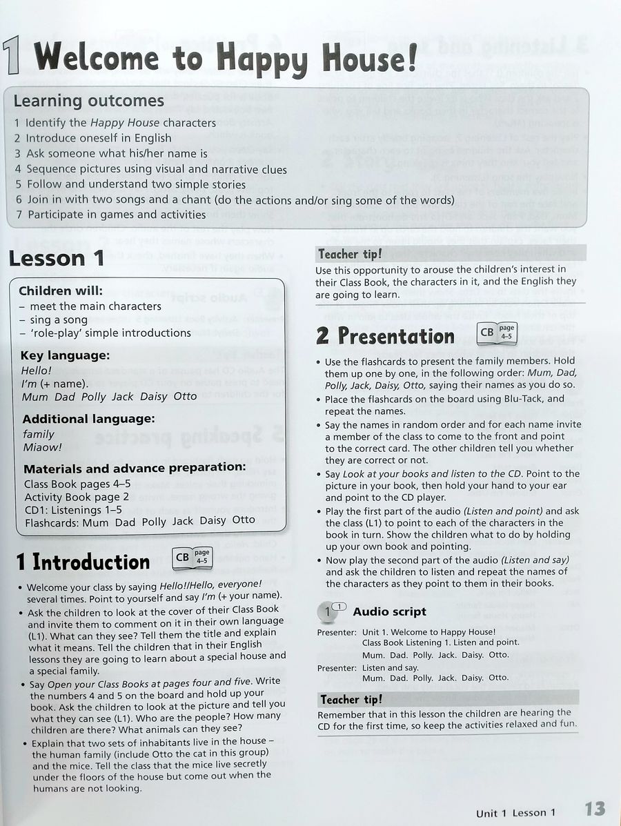 Happy  House New Edition 1 Teacher's Book