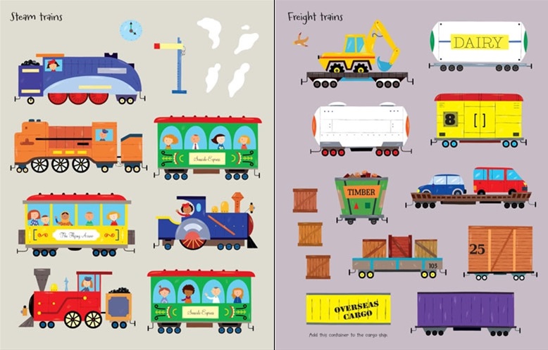 Usborne First Sticker Trains