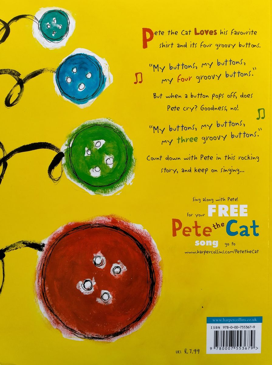 Pete the Cat and his Four Groovy Buttons