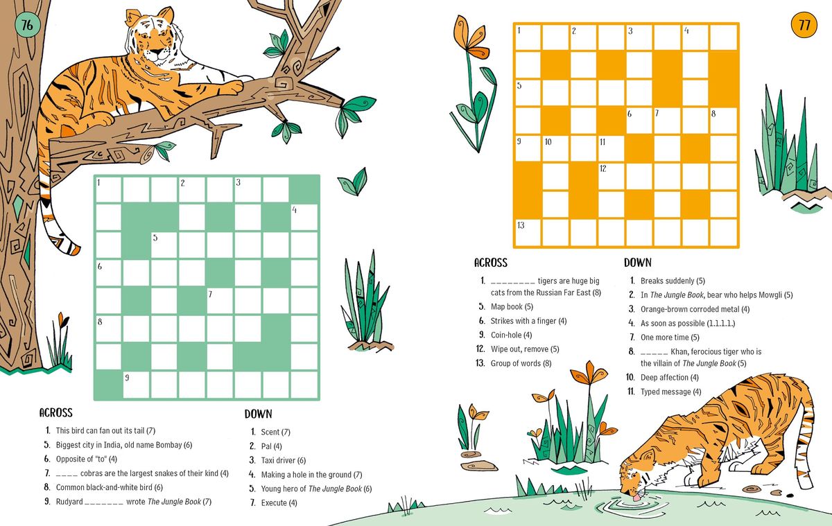 100 Children's Crosswords Animals