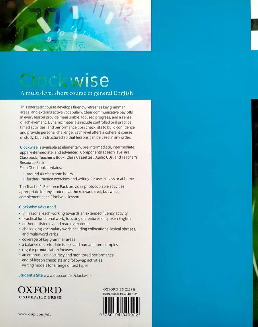 Clockwise Advanced Classbook