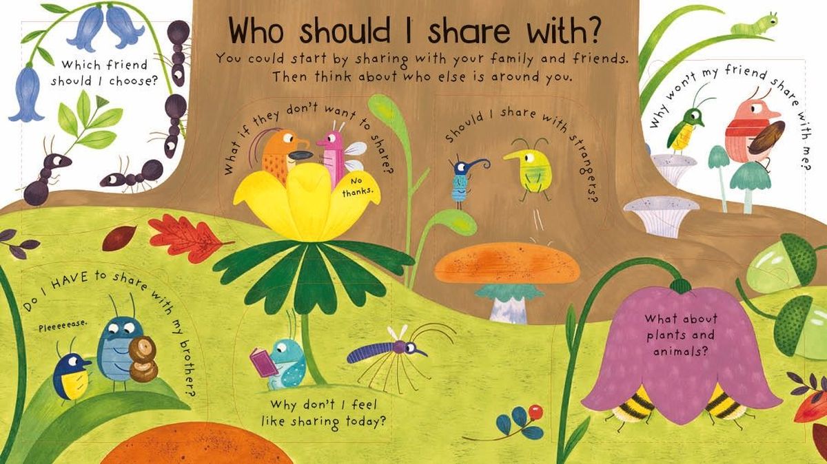 Lift-The-Flap First Questions and Answers Why should I share?