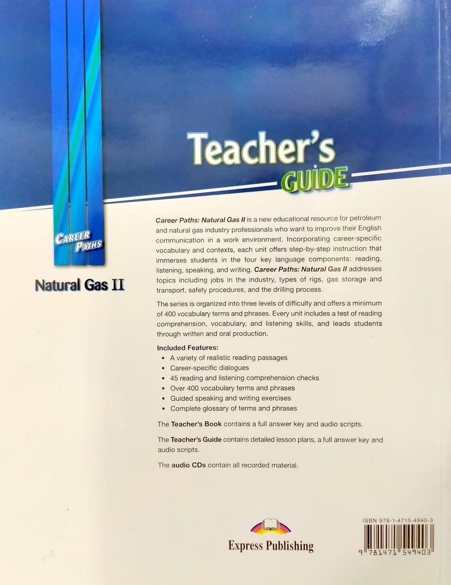 Career Paths Natural Gas 2 Teacher's Guide