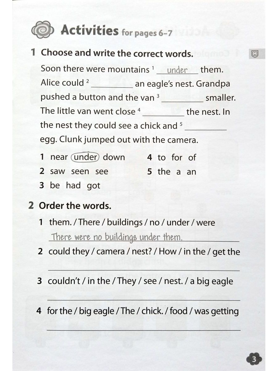 Oxford Read and Imagine 3 In The Eagle's Nest Activity Book