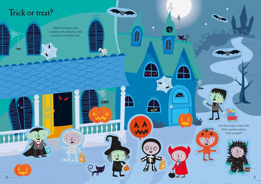 Usborne Little First Stickers Halloween