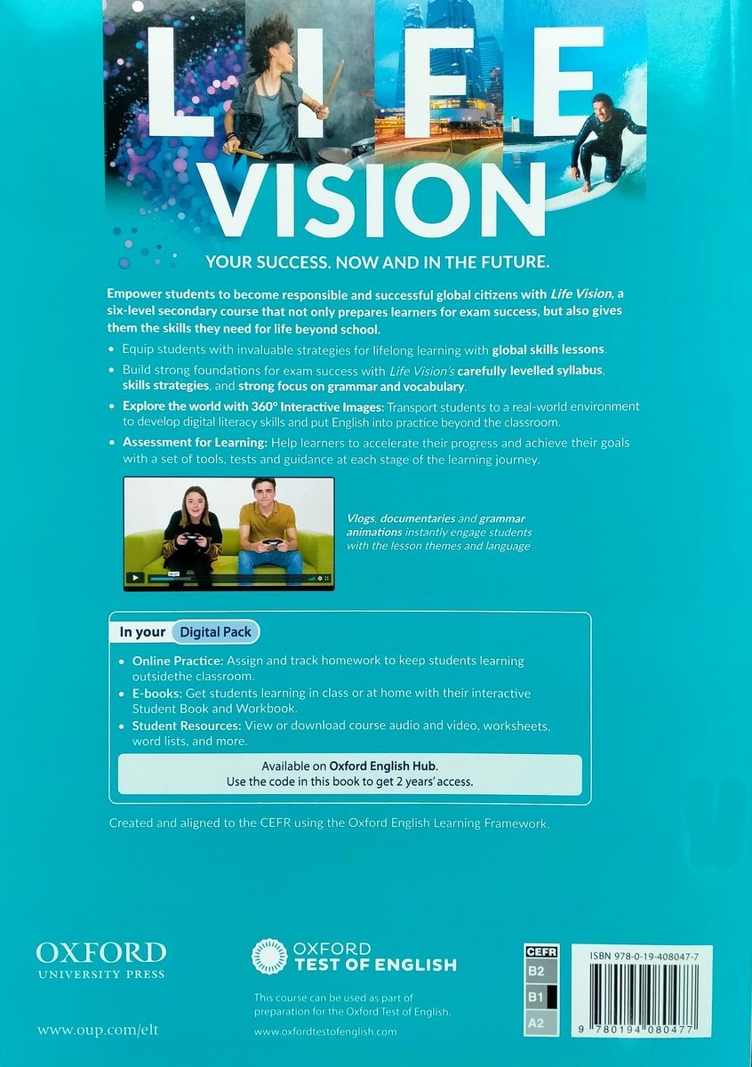 Life Vision Intermediate  Student Book with Digital Pack
