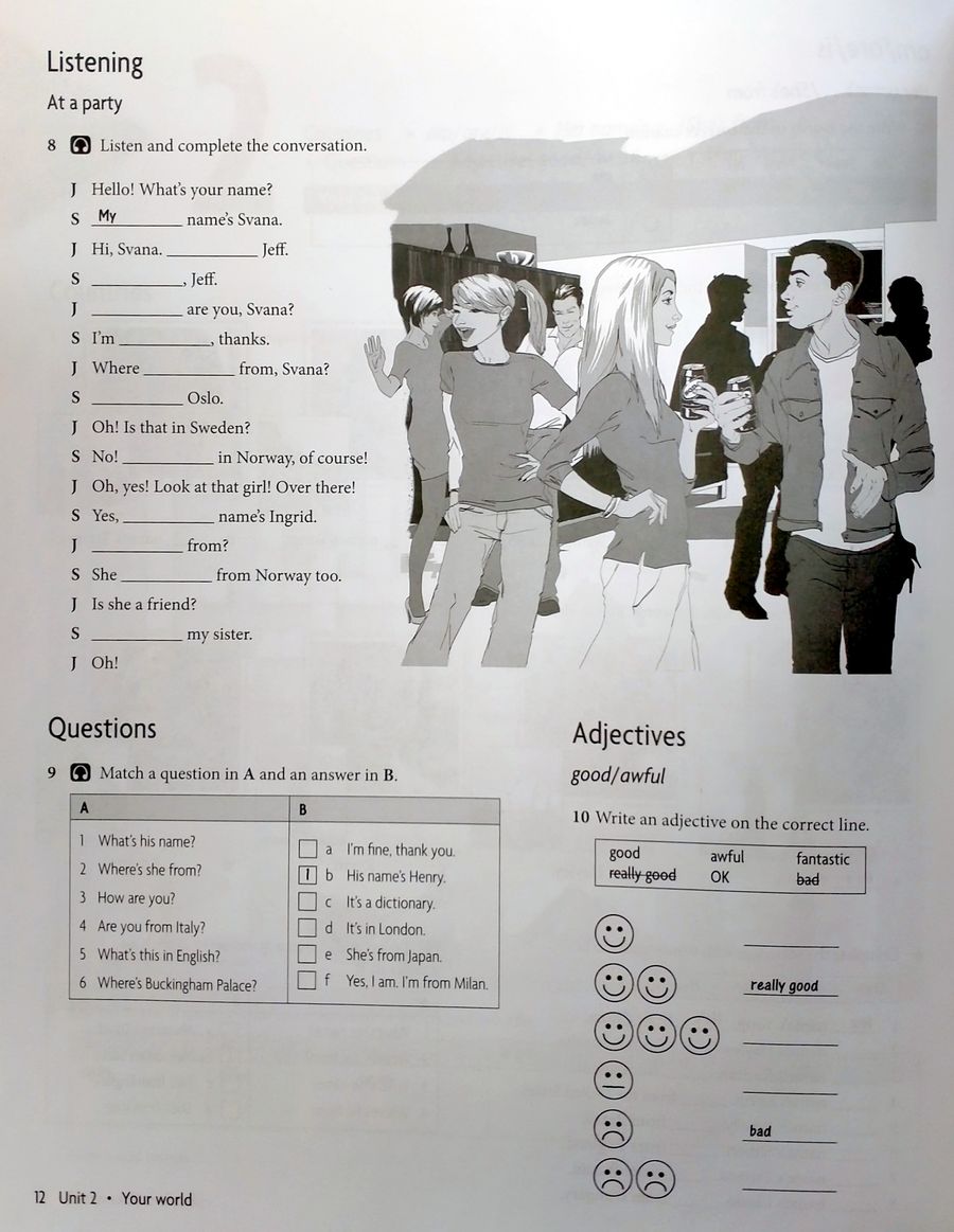 New Headway (4th edition)  Beginner Workbook with Key