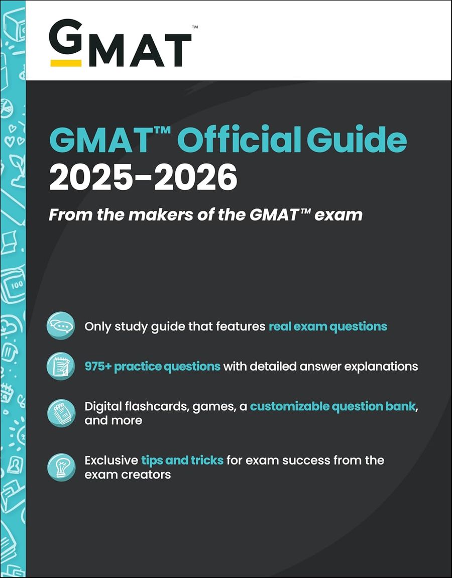 GMAT Official Guide 2025-2026 Book + Online Question Bank