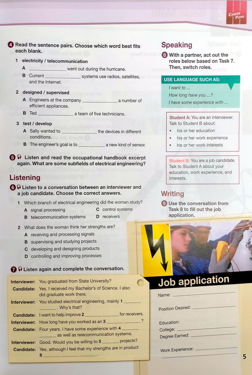 Career Paths Electrical Engineering Student's Book with Digibook