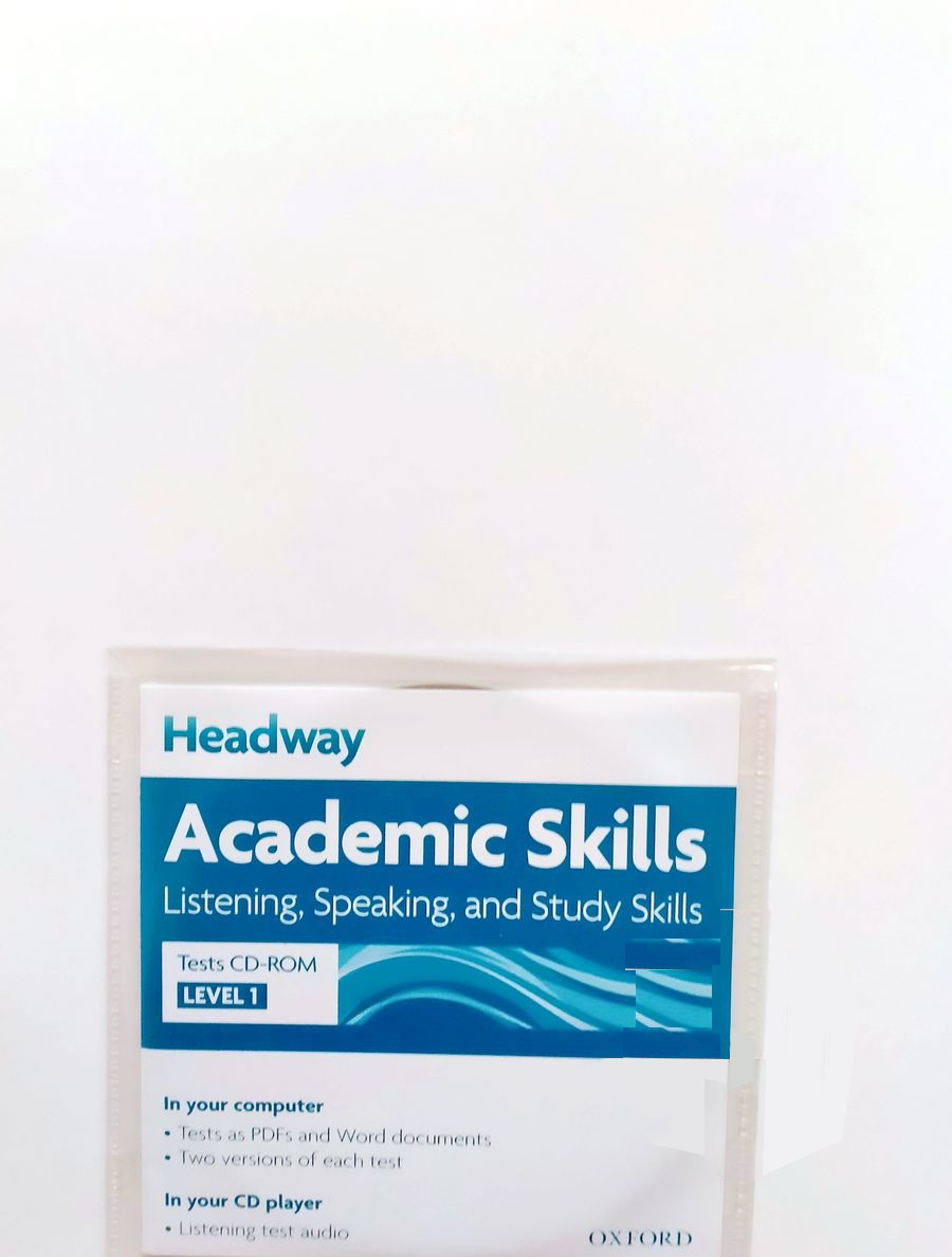 Headway Academic Skills Listening, Speaking and Study Skills 1 Teacher's Guide with Tests CD-ROM