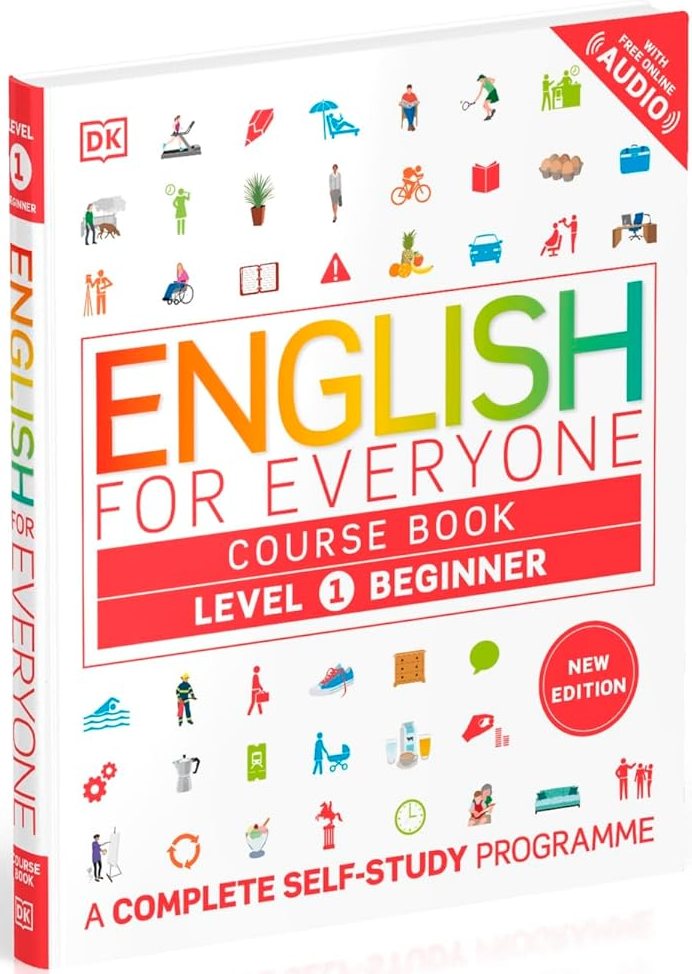 English for Everyone Level 1 Beginner Course Book with Audio