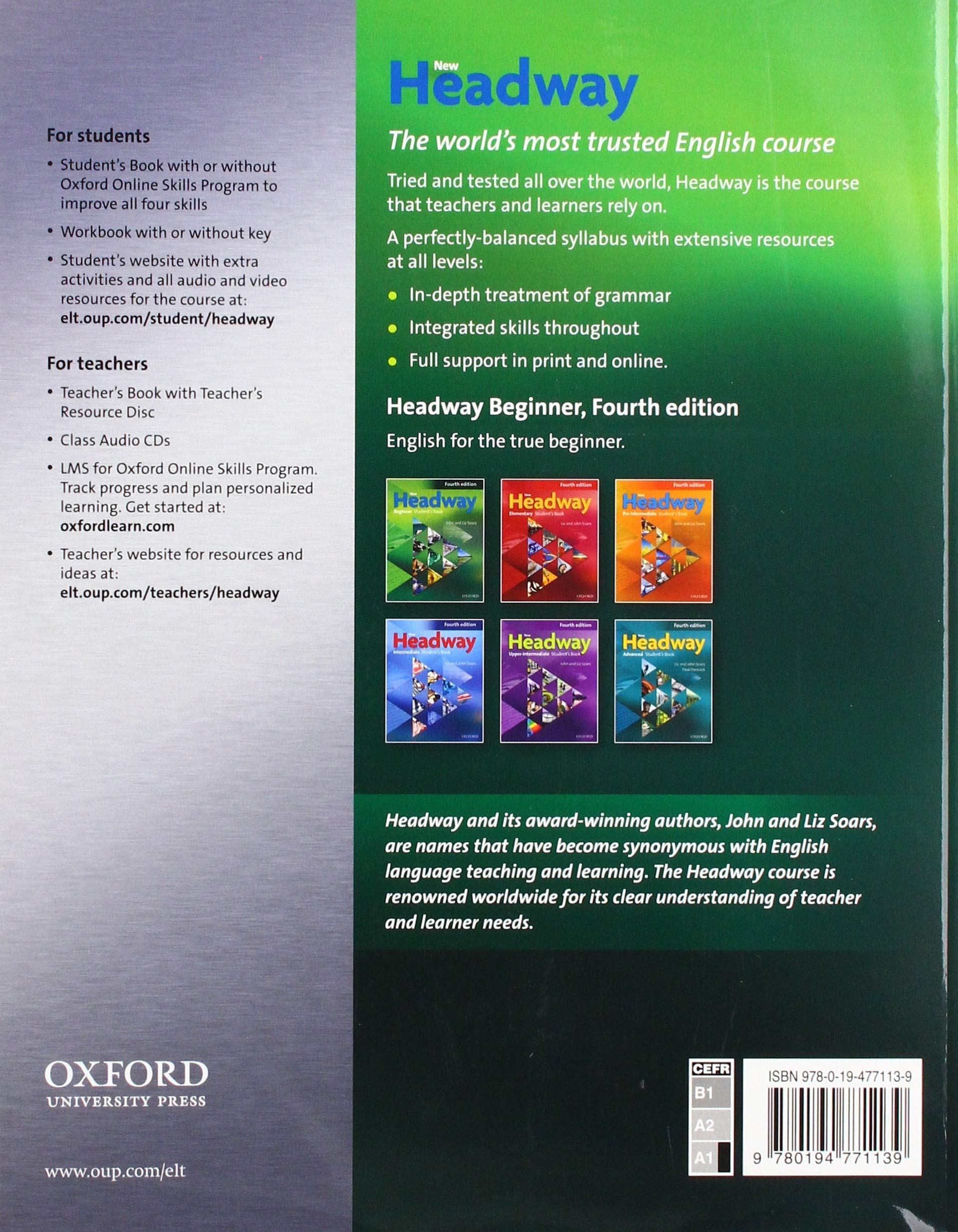 New Headway (4th edition)  Beginner Student's Book