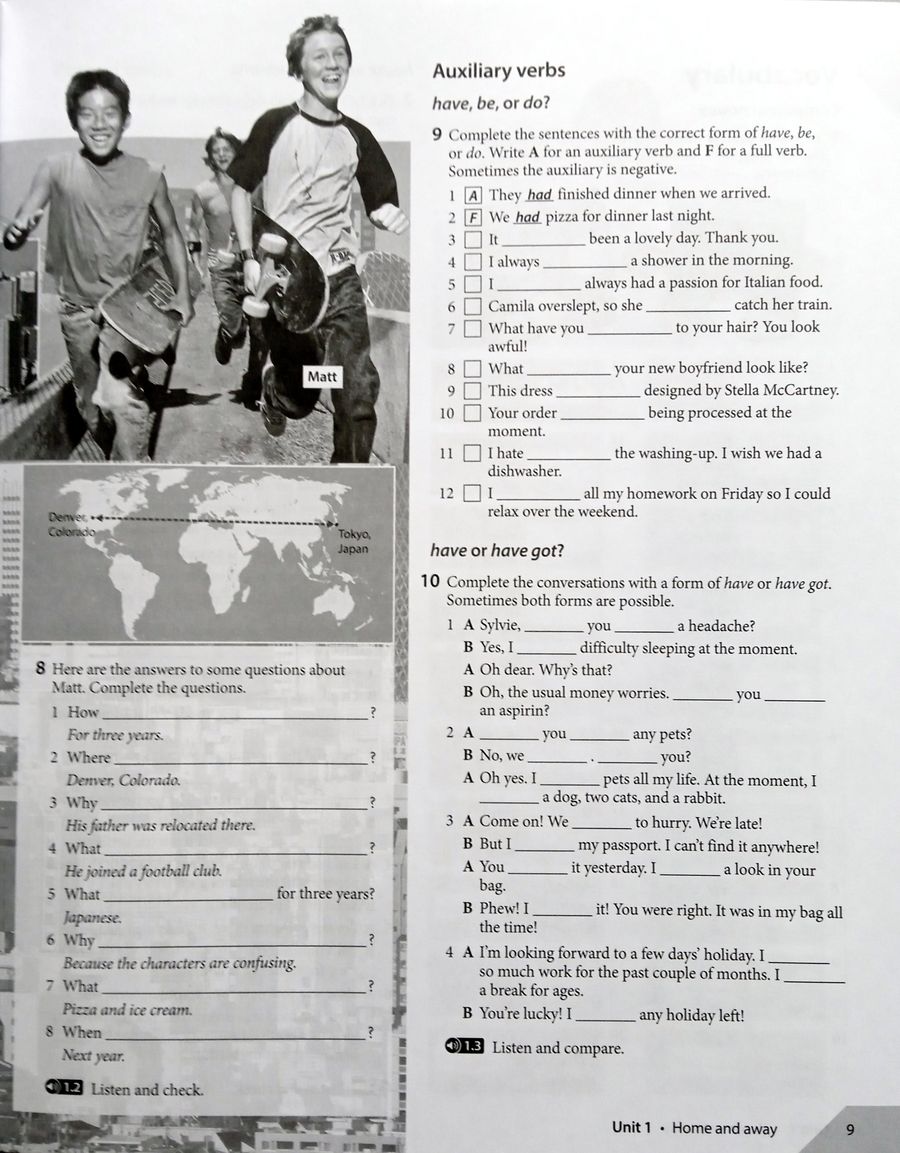 Headway (5th edition) Upper-Intermediate Workbook with key