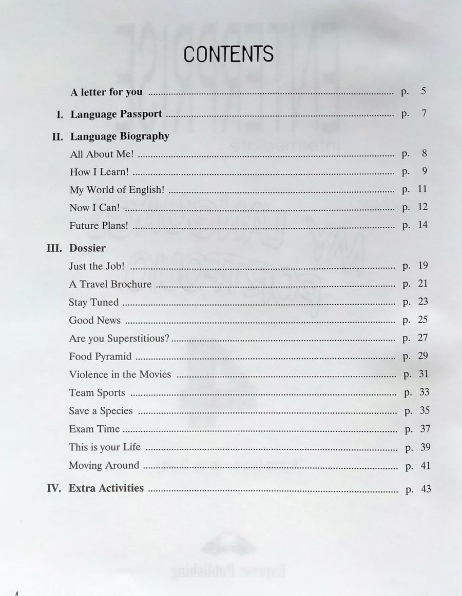 Enterprise 4 Intermediate My Language Portfolio