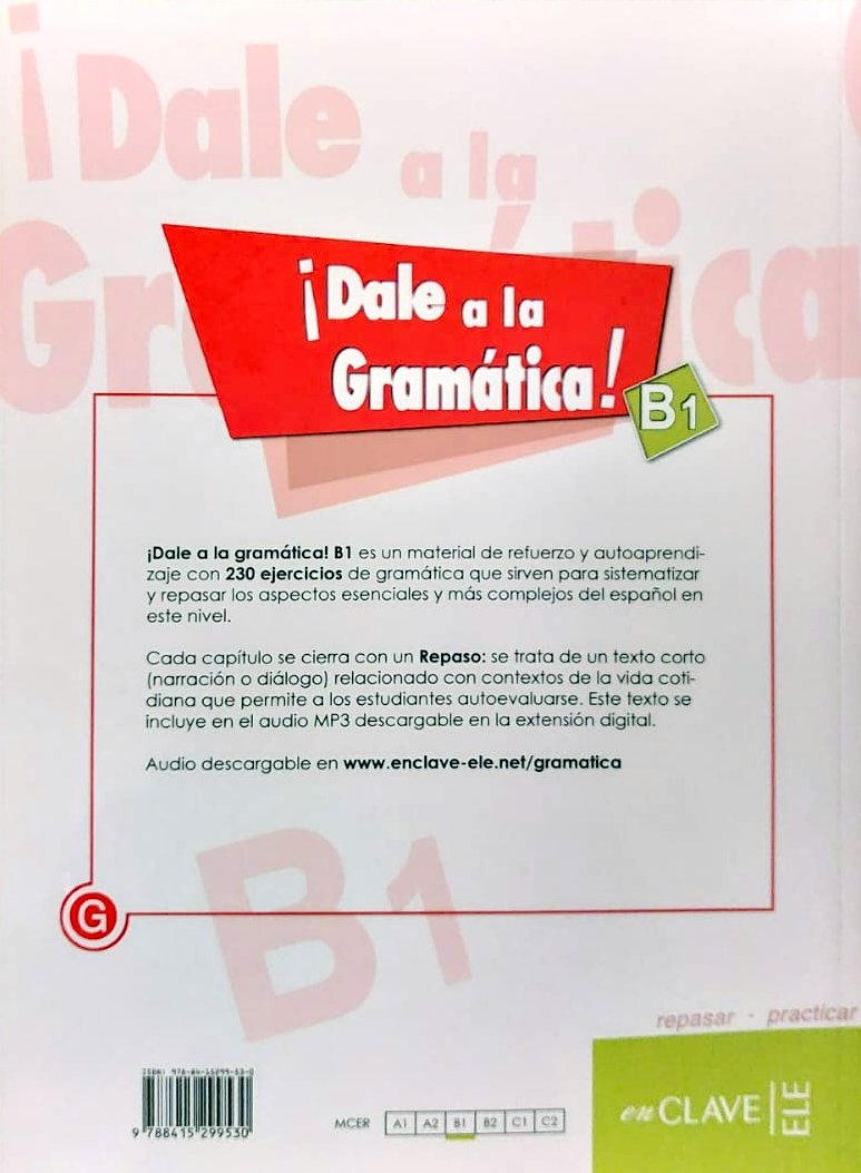 Dale a la Gramatica B1 + Audio descargable