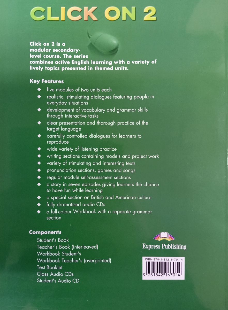 Click On 2 Student's Book