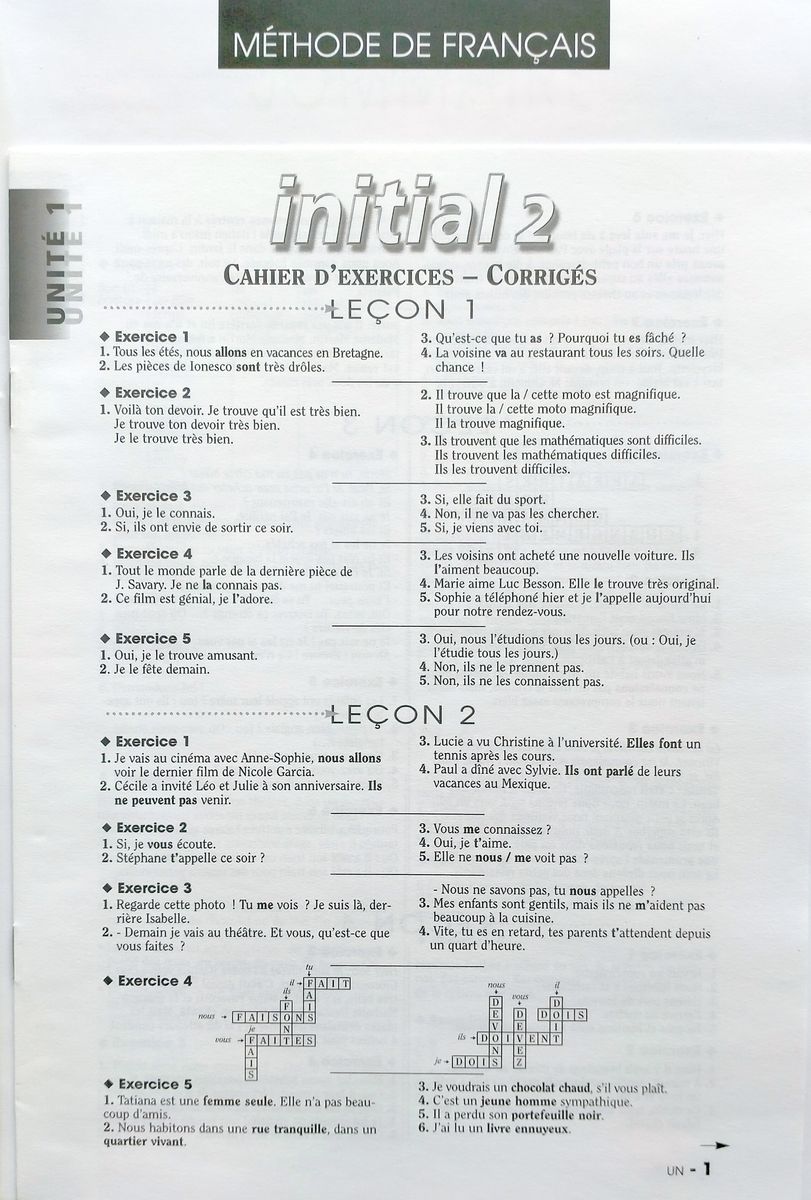 Initial 2 Cahier