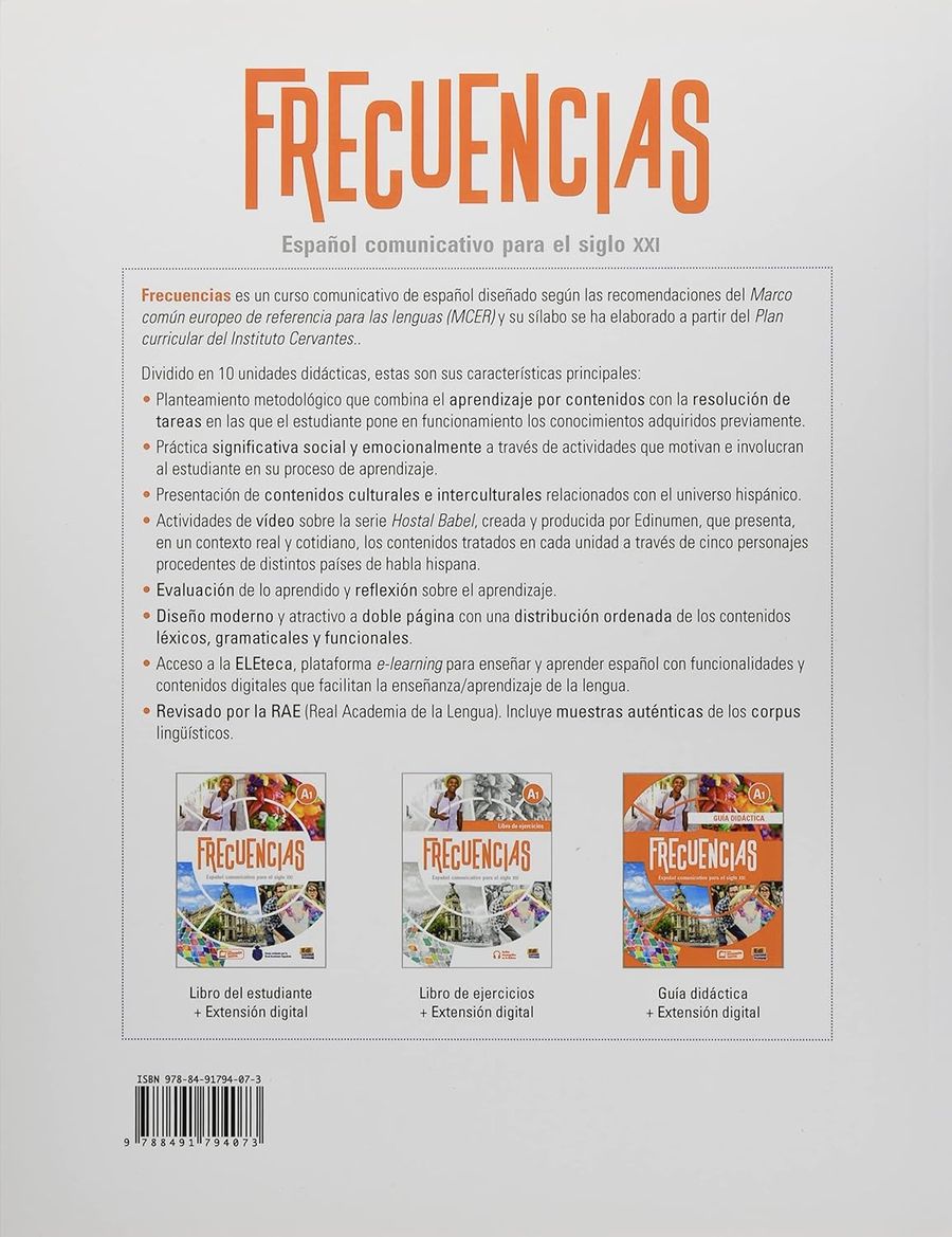Frecuencias A1 Libro de ejercicios + Extension digital