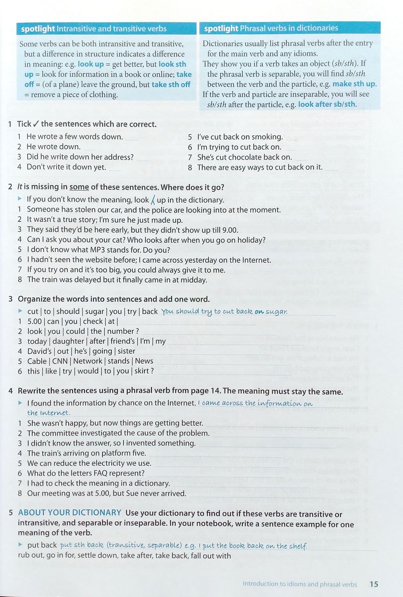 Oxford Word Skills Intermediate Idioms and Phrasal Verbs with Key