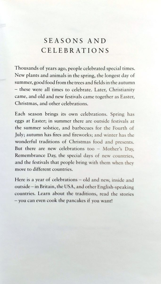 Oxford Bookworms Factfiles 2 Seasons and Celebrations