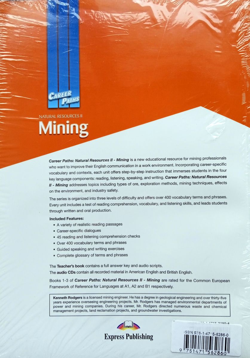 Career Paths Natural Resources II Mining Teacher's Book, Student's Book with Digibook and Online Audio