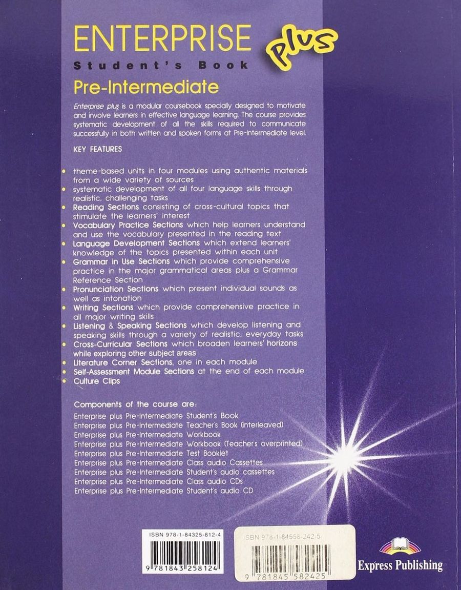 Enterprise 3 Pre-Intermediate Plus Coursebook