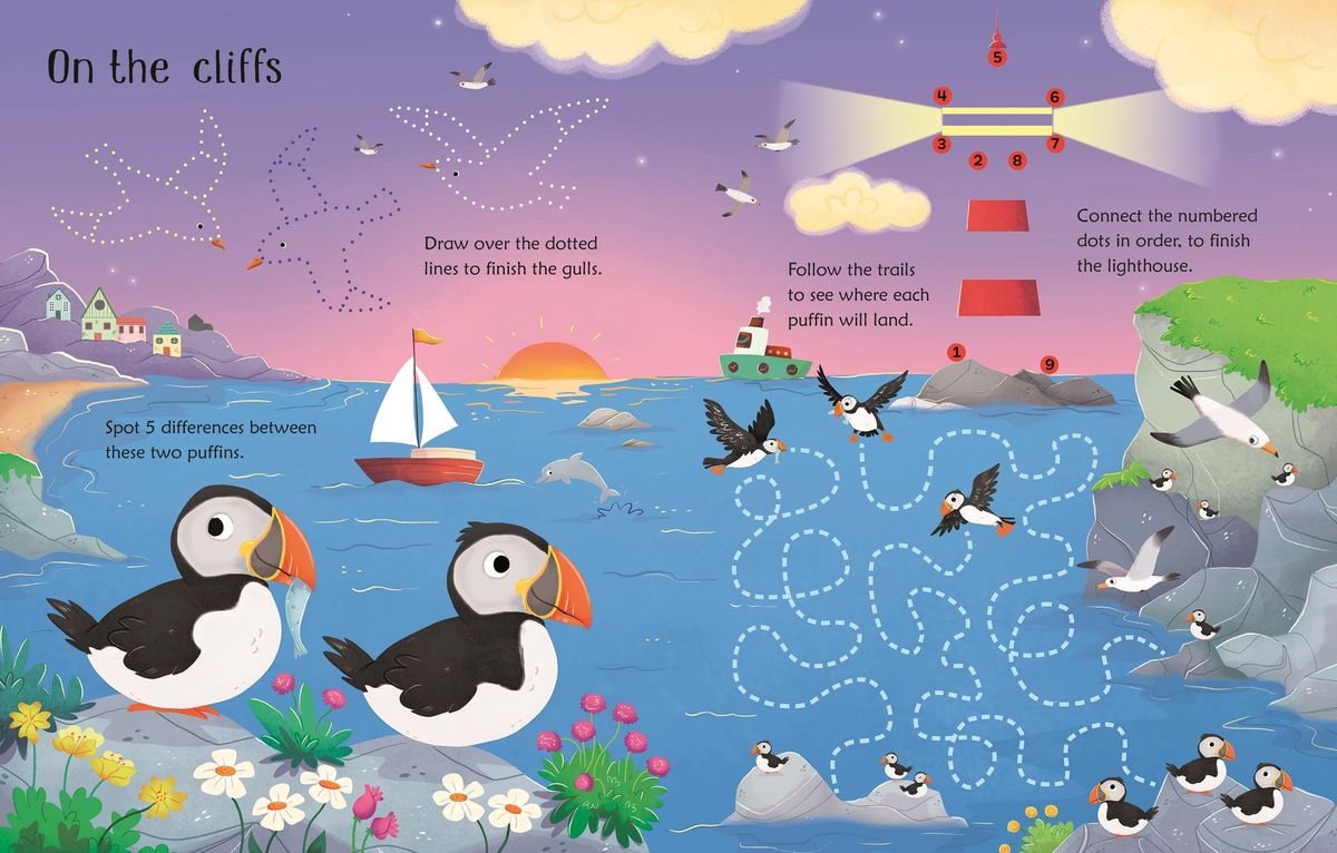 Wipe-Clean Seashore Activities