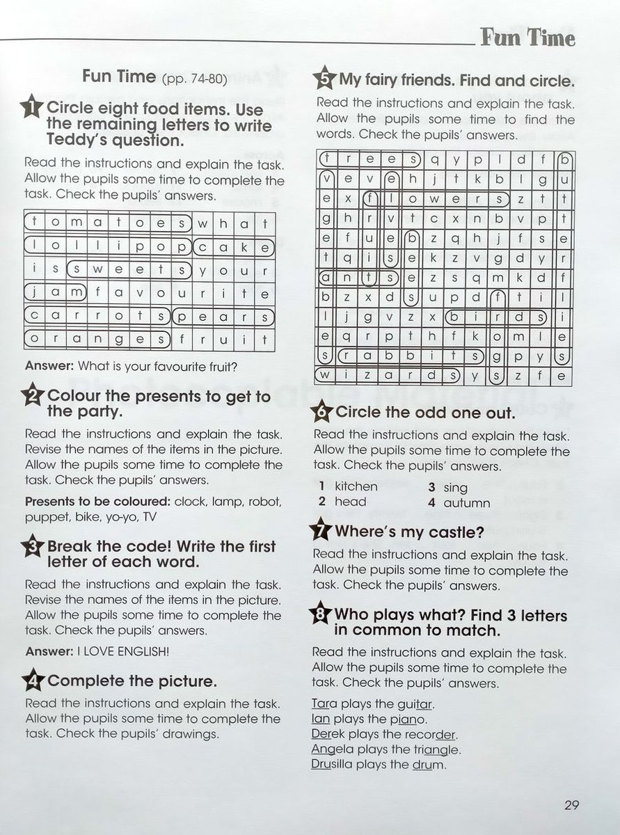 Fairyland 2 Vocabulary and Grammar Practice Teacher's Book