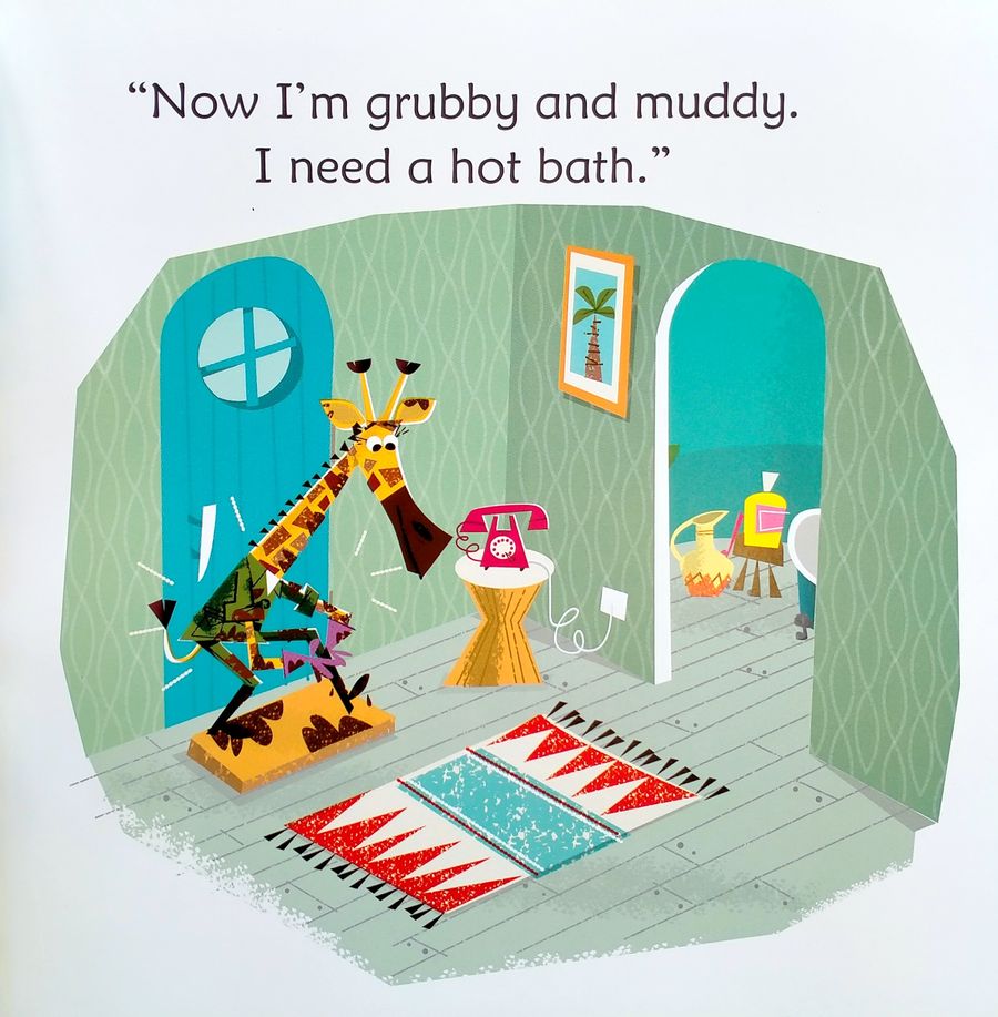 Usborne Phonics Readers Giraffe in the Bath