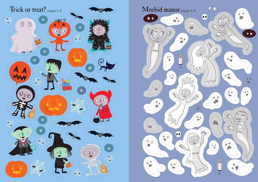 Usborne Little First Stickers Halloween