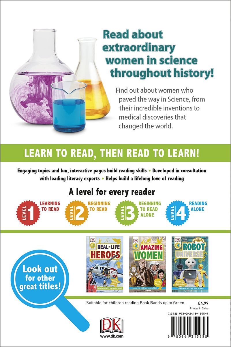 DK Readers 3 Women In Science Learn about Women Paving the Way in Science!