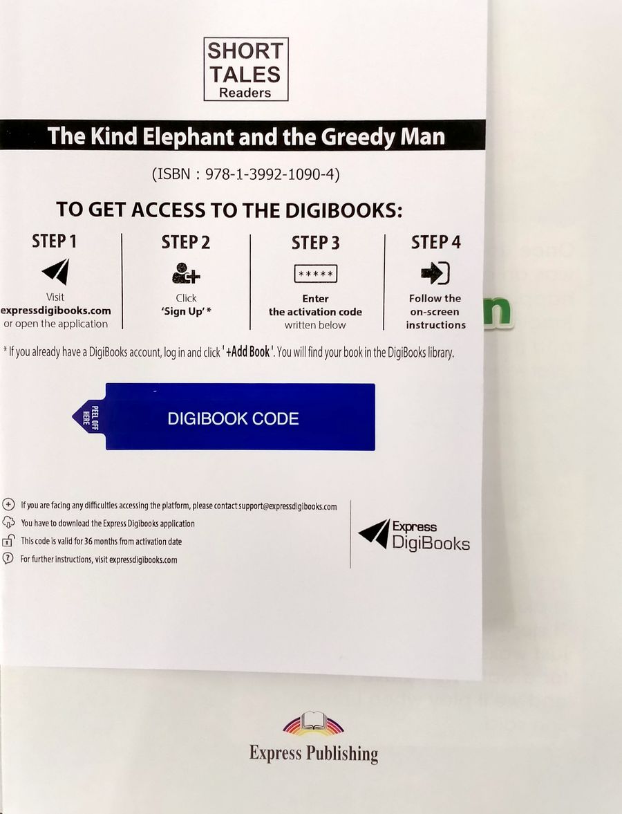 Short Tales 5 The Kind Elephant and the Greedy Man Student's Book with Digibook
