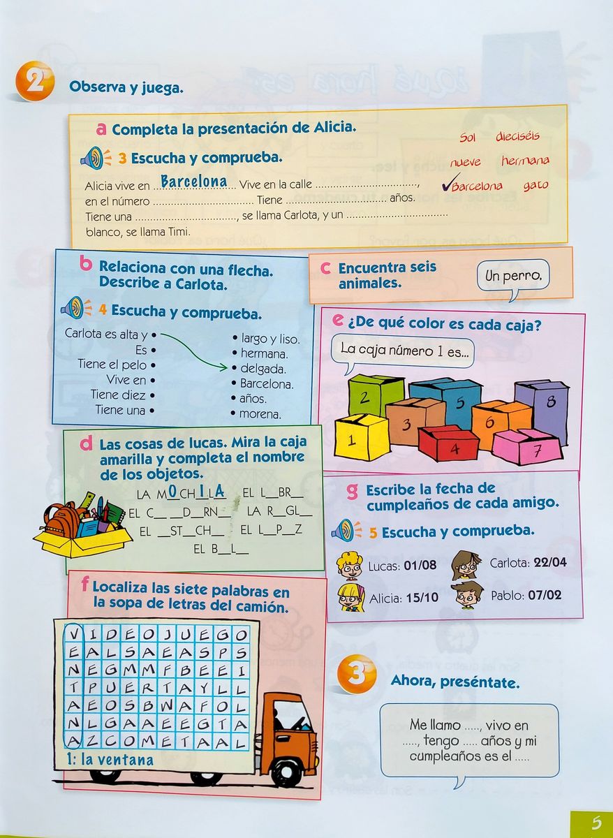 Uno,dos,tres...ya! 2 Libro del Alumno + Cuaderno de actividades + Audio Descargable