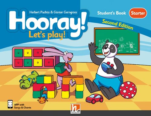 Hooray Let's Play (2nd edition) Starter Student's Book with Stickers +  App + e-zoneKids