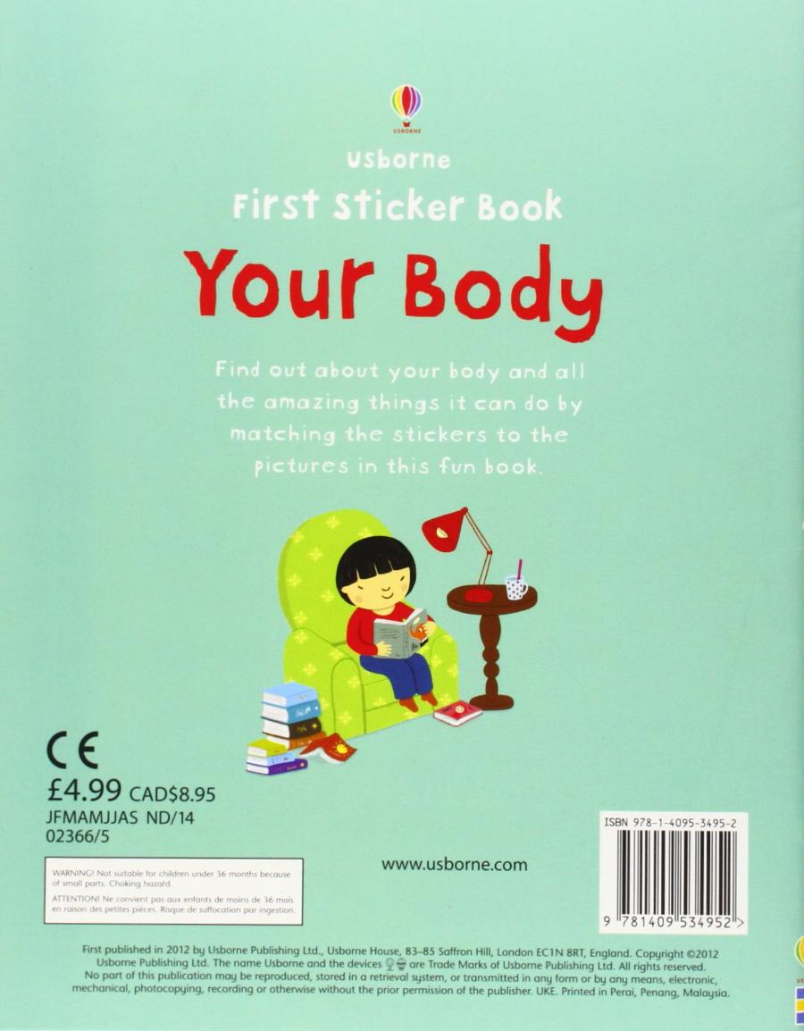 First Sticker Book Your Body