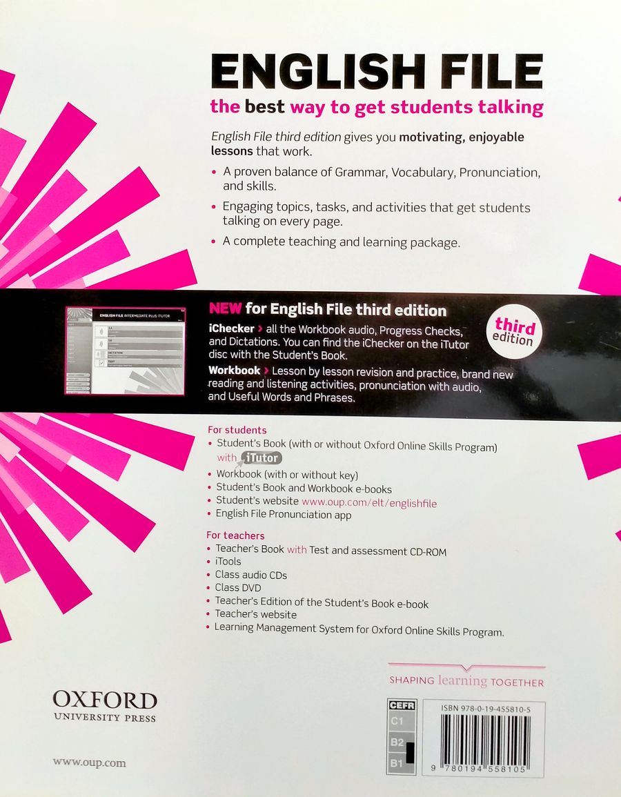 English File (3rd edition) Intermediate Plus Workbook Without Key