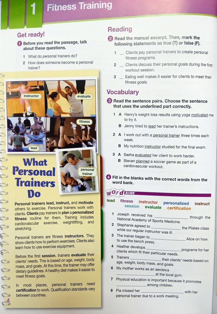 Career Paths Fitness Training Teacher's Guide, Student's Book with Digibook and Online Audio