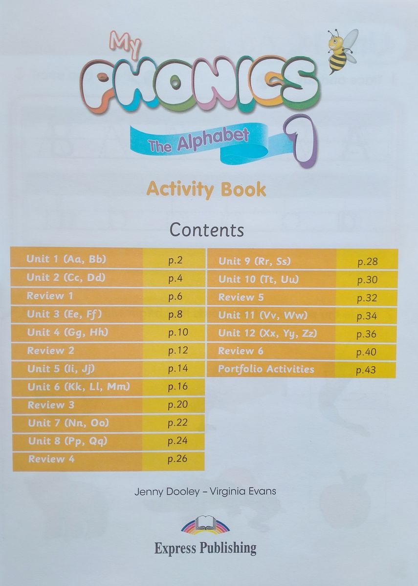 My Phonics 1 The Alphabet Activity Book with Cross-Platform Application