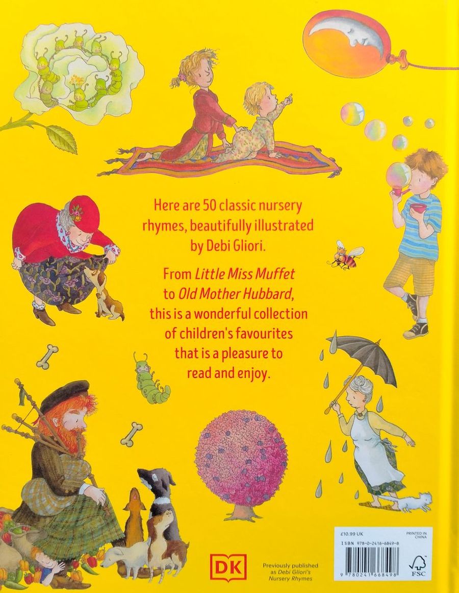 The Book of Nursery Rhymes 50 Classic Poems for Children