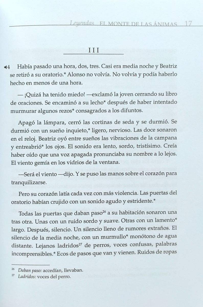 Literatura hispanica de Facil Lectura B1 Leyendas de Gustavo Adolfo Becquer + Audio
