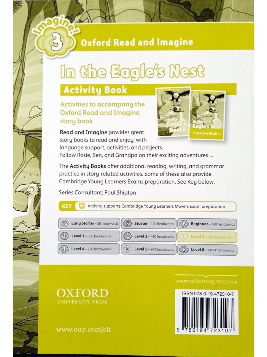 Oxford Read and Imagine 3 In The Eagle's Nest Activity Book
