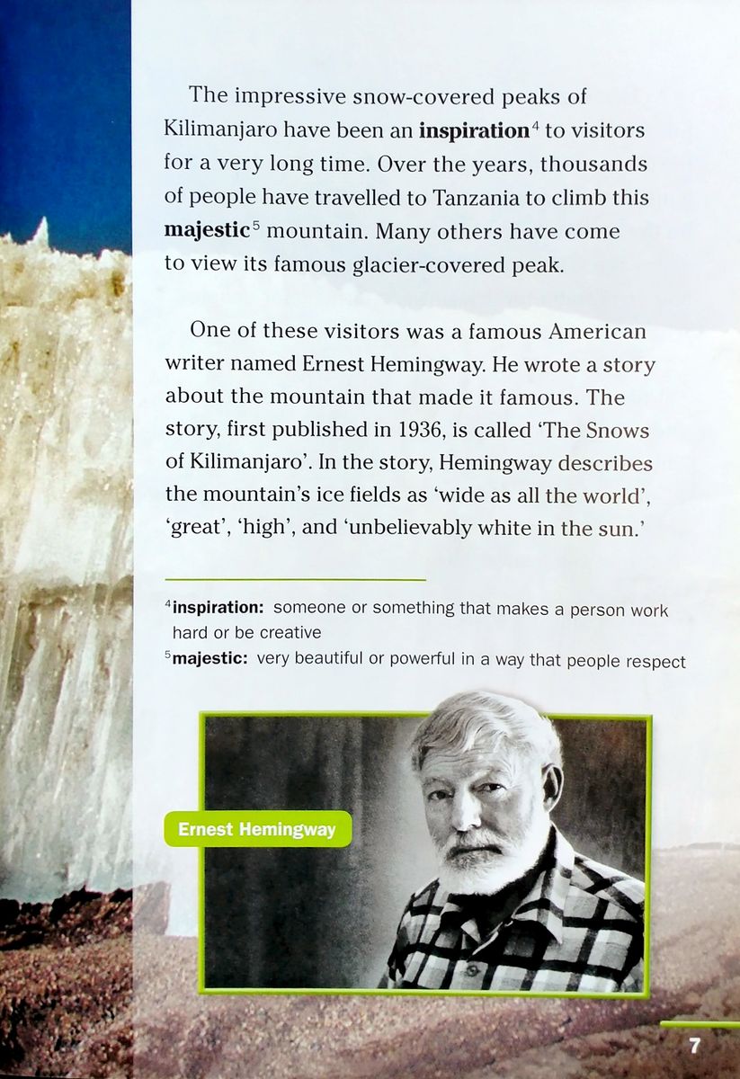 Footprint Reading Library 1300 Headwords The Missing Snows of Kilimanjaro (B1)