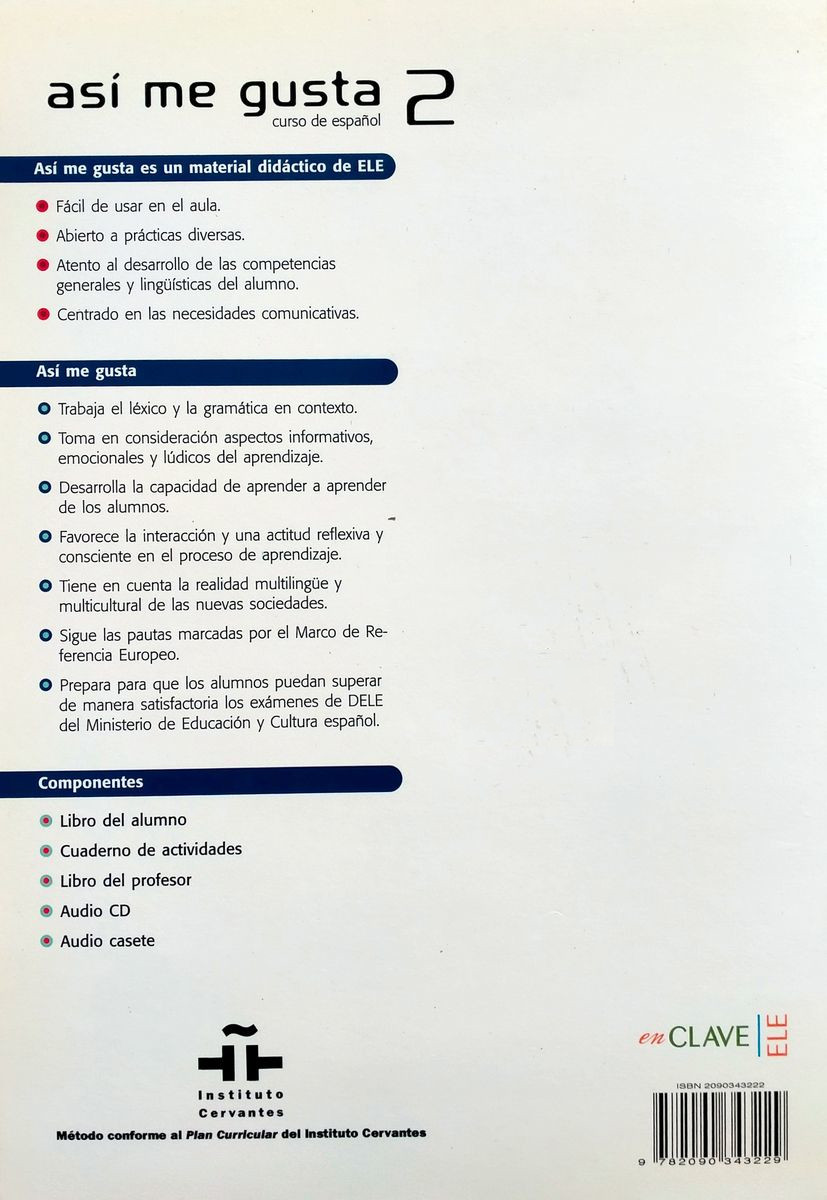 Asi me gusta 2 Cuaderno de actividades